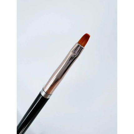 Gel Brush Oval Black - Nail Art Brushes