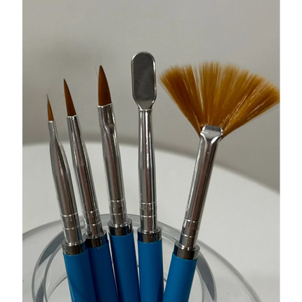 Gel Brush Set 5psc - Nail Art Brushes