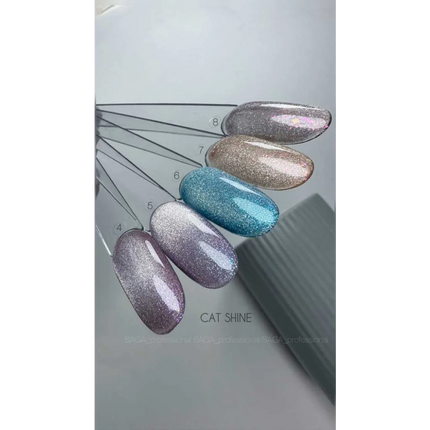 Gel polish Cat Shine №8 9 ml Saga Professional - Gel Nail Polish