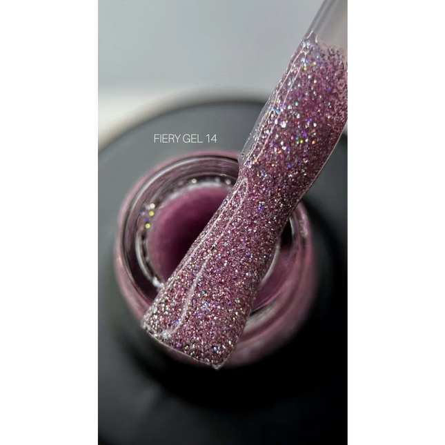 Gel polish Fiery №14 9 ml Saga Professional - Gel Nail Polish