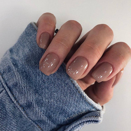 Oja gel Desire №159 bej închis cu sclipici 8ml KARO