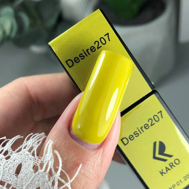 Gel Polish Desire №207 bright olive 8ml KARO