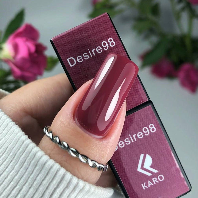 Gel Polish Desire №98 royal cherry 8ml KARO