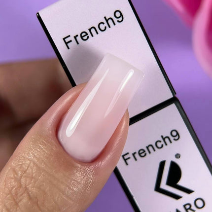 Гель-лак French 6 напівпрозорий молочно-рожевий 8ml KARO