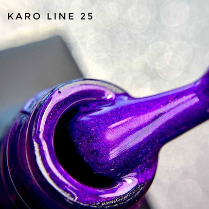 Гель-лак French Rich milk з золотим листом 8ml KARO