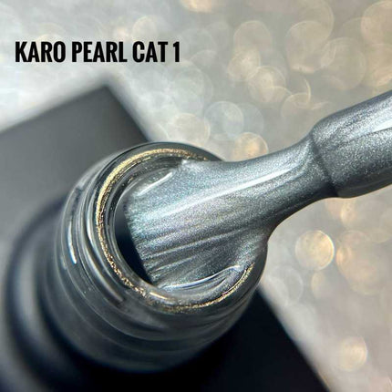 Гель-лак Cat Eye Pearl №1 Срібло 10 мл KARO