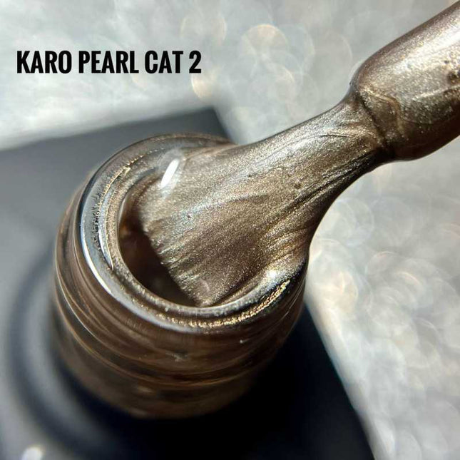 Гель-лак Cat Eye Pearl №2 Bronze 10 мл KARO