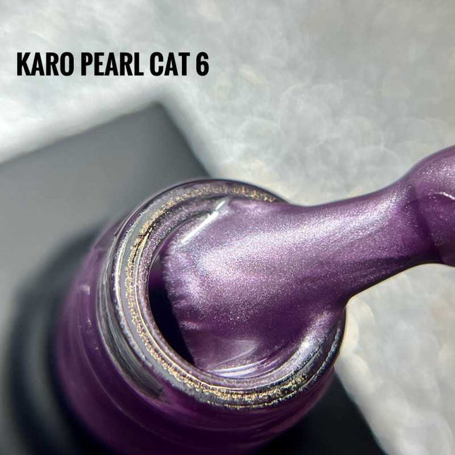Гель-лак Cat Eye Pearl №6 Ліловий 10 мл KARO