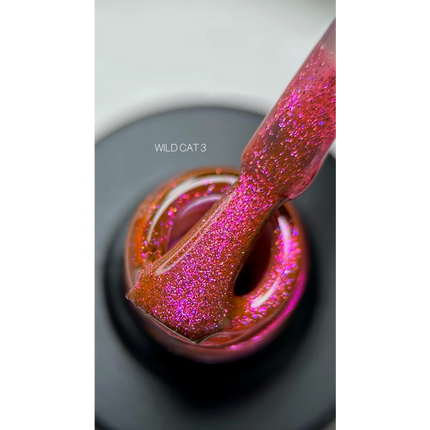 Gel polish Wild Cat №3 9 ml Saga Professional - Gel Nail Polish