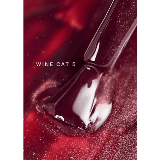 Gel polish Wine Cat №5 10 ml Saga Professional - Gel Nail Polish