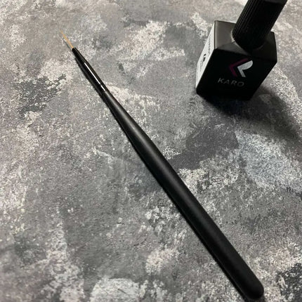 Perie pentru unghii Liner Habibi negru 15mm