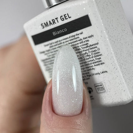 Modeling Gel for Nails (Liquid) – HEYLOVE Smart Gel "Bianco", 15 ml