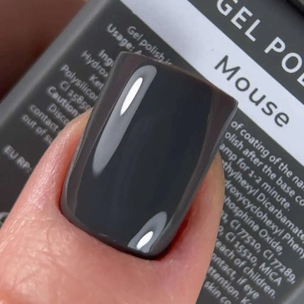 HEYLOVE Gel Mouse pentru ojă semipermanentă 15ml - Gri închis
