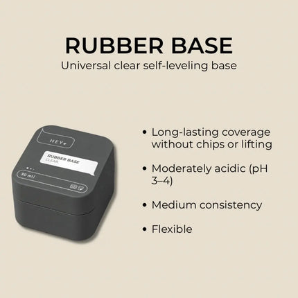HEYLOVE Rubber base Transparent 30 ml