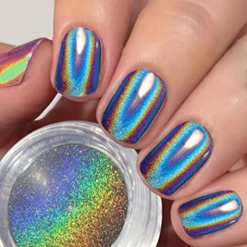 Holographic powder Rainbow - Decor for nail