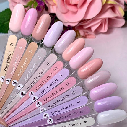 Gel Polish French 14 translucent pink 8ml KARO