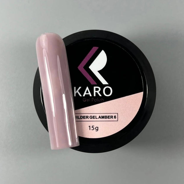 Karo Amber Gel №6 рожево-бежевий 15 мл