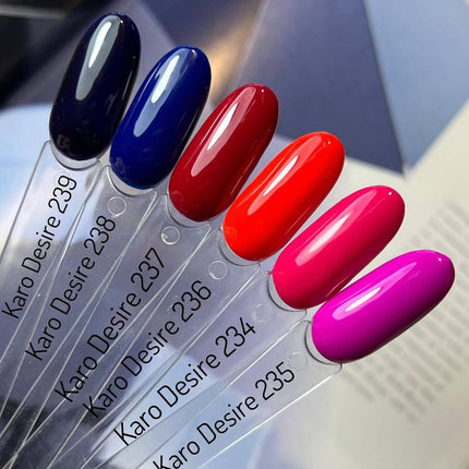 Lac de unghii gel Desire 230 Safety orange 8ml KARO