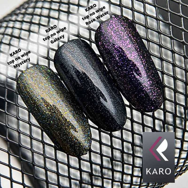 Top Coat Rose Water with shimmer 10ml Karo