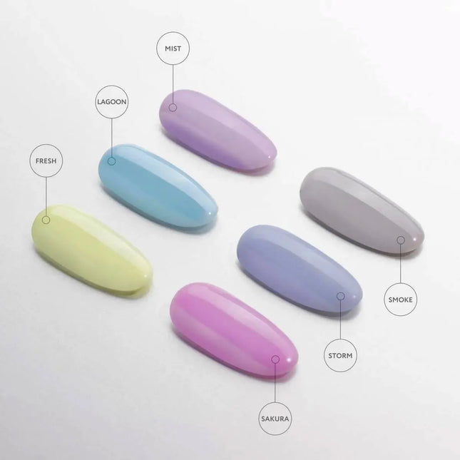 Color Rubber Base Gel Harmony Mist 7 ml. Kodi Professional