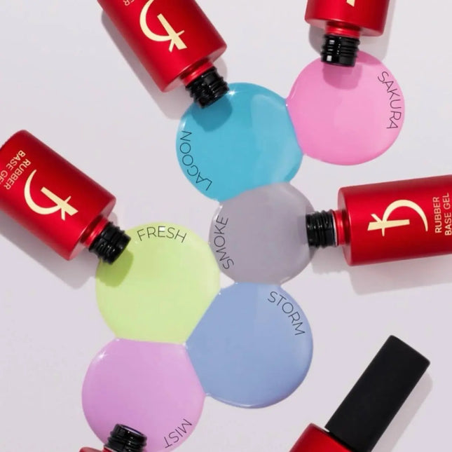 Color Rubber Base Gel Harmony Mist 7 ml. Kodi Professional