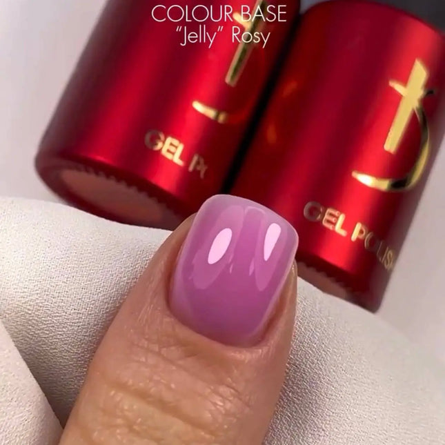 Color Rubber Base Gel Jelly Rosy 7 ml. Kodi Professional