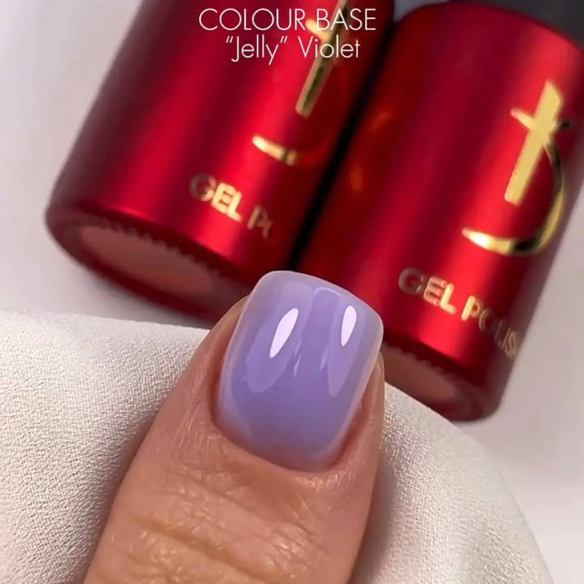 Color Rubber Base Gel Jelly Violet 7 ml. Kodi Professional