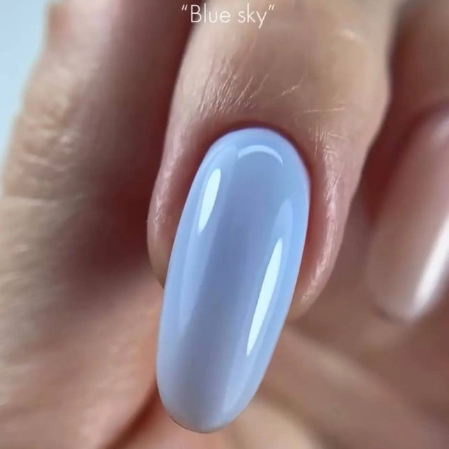 Color Rubber Base Gel Macarons Blue Sky 7 ml. Kodi Professional