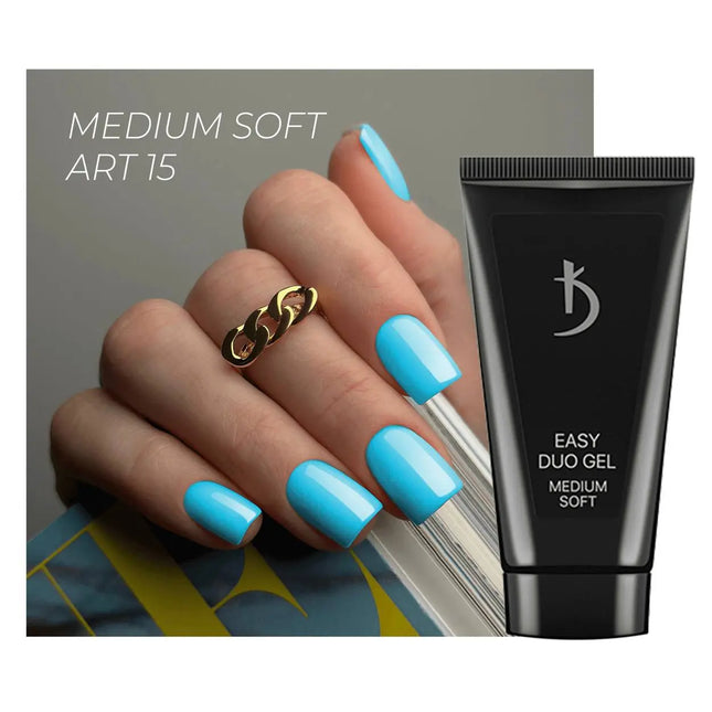 Sistem gel acrilic Easy duo gel Medium Soft Art №15 30g Kodi Professional
