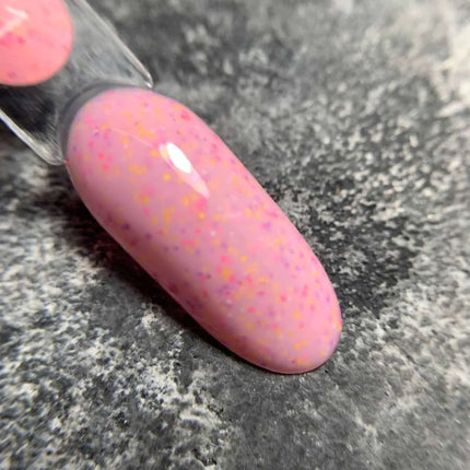Luna Tutti Frutti Base №11 Pink cu fulgi decorativi colorați 13ml
