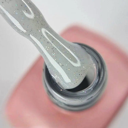 Luna Cover Base №11 Milk cu sclipici holografic 13ml