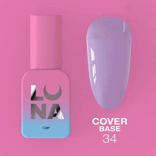 Luna Cover Base №34 Milky Lilac 13ml