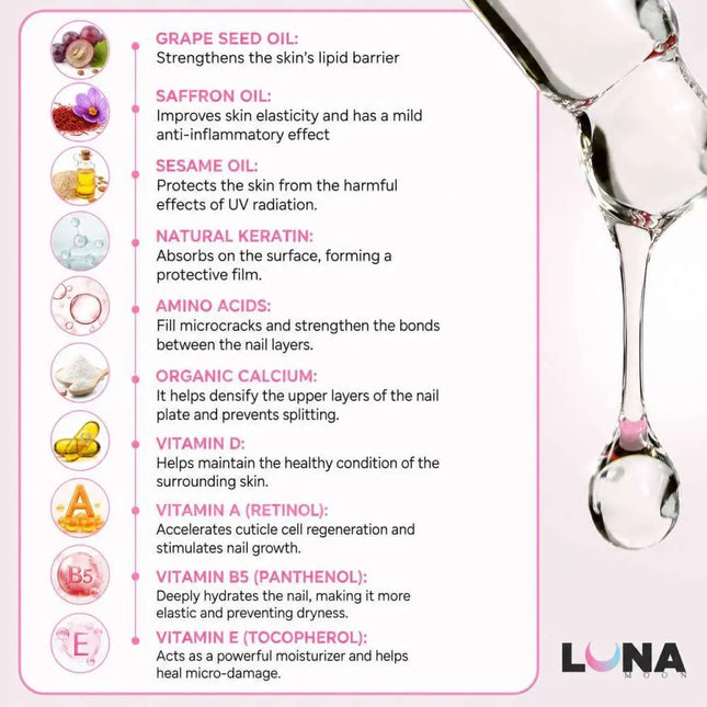 Ulei pentru cuticule Păr (Duchesse) Luna 30ml