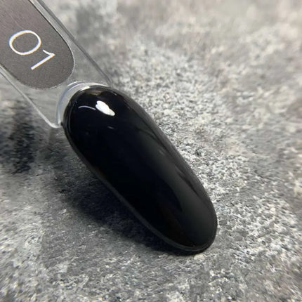 Luna Lac de Unghii Gel №001 Culoare Negru 8ml
