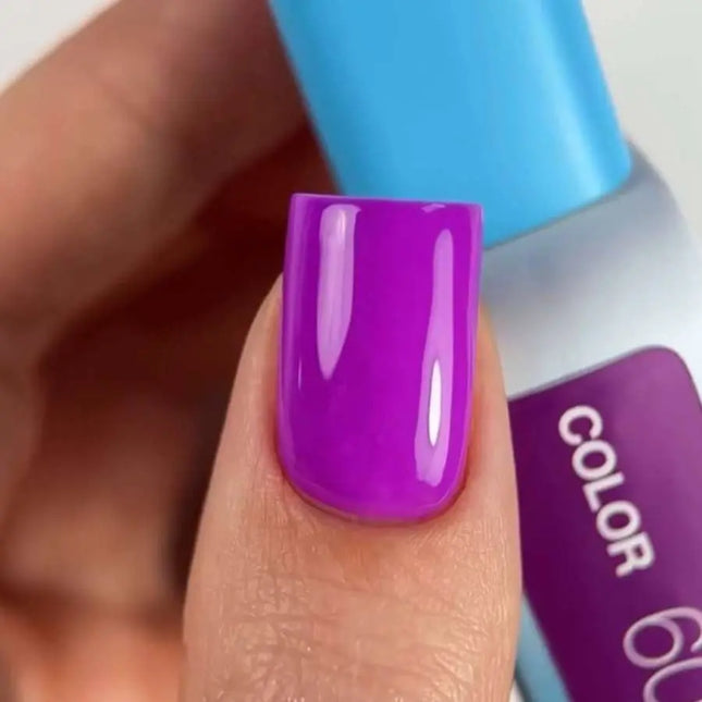 Luna Lac de Unghii Gel №060 Culoare Violet Strălucitor 13ml