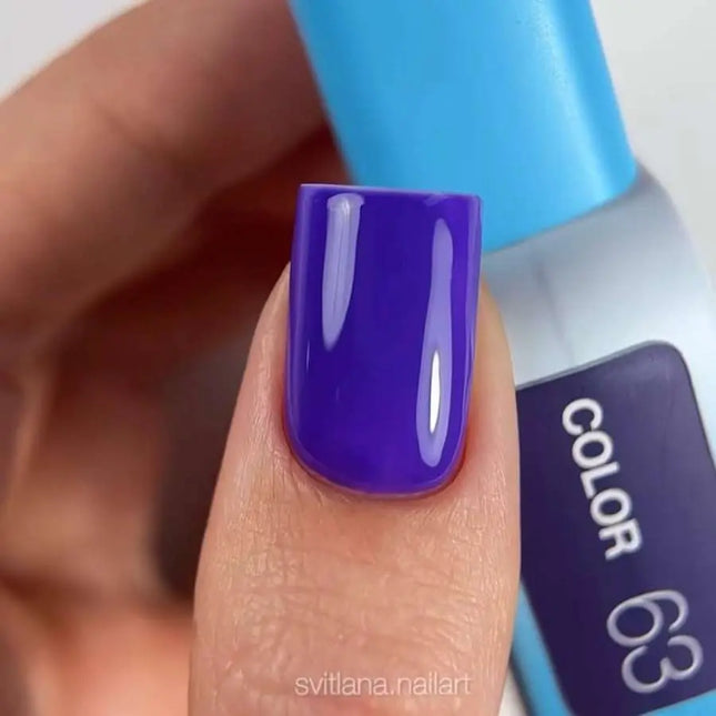 Luna Lac de Unghii Gel №063 Culoare Indigo 13ml