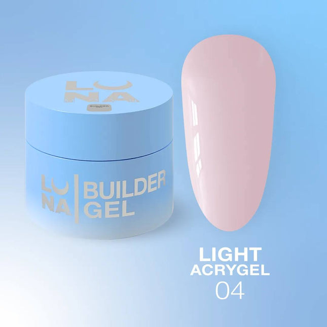 Luna Light Acrygel №04 Lapte cu nuanță roz 30ml