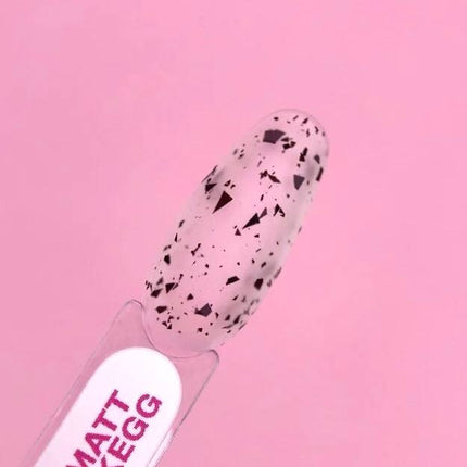 Luna Top Black Egg Mat cu fulgi negri 13ml