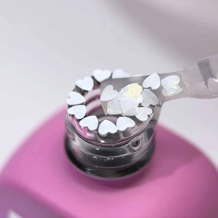 Luna Top Romantic White cu inimioare decorative 13ml