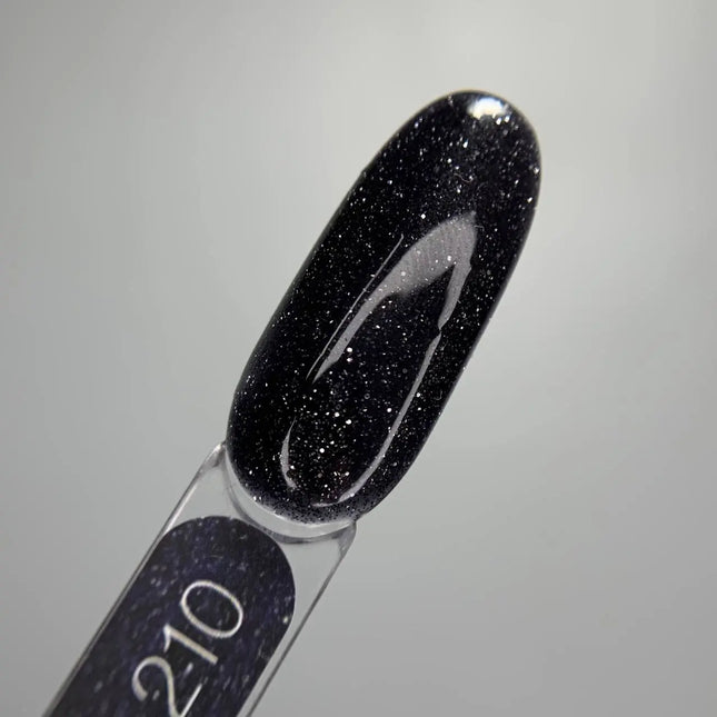 Гель-лак Luna №210 Reflection Black 8 мл