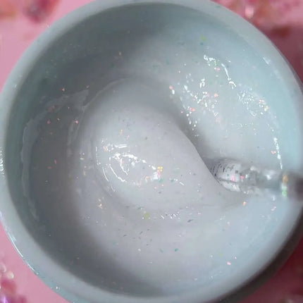 Gel Luna Diamond №06 Lapte cu folie holografică 15ml