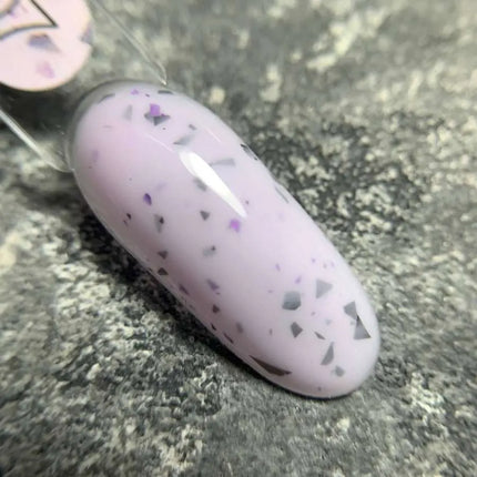Bază Luna Marble №07 Iaurt de mure cu folie neagră și mov 13ml
