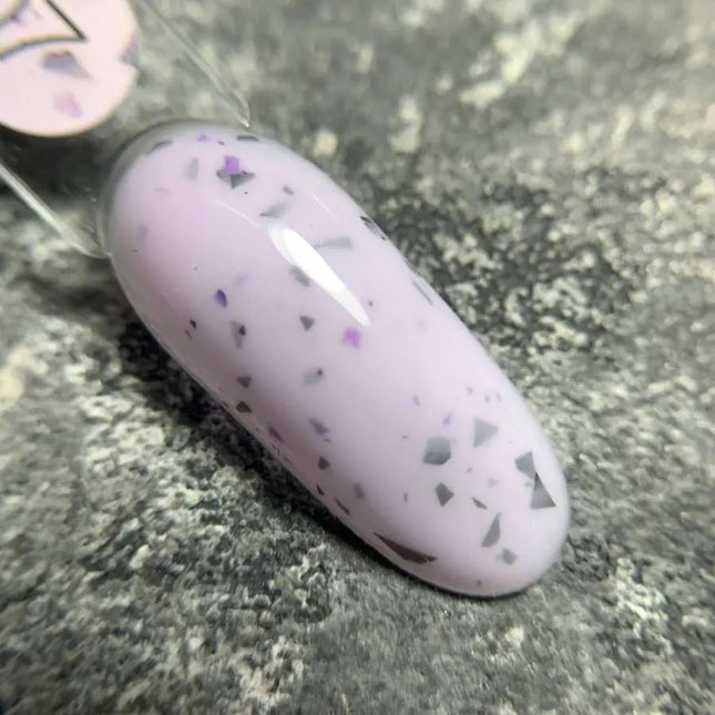 Luna Marble Base №07 Blackberry Yogurt cu folie neagră și mov 13ml