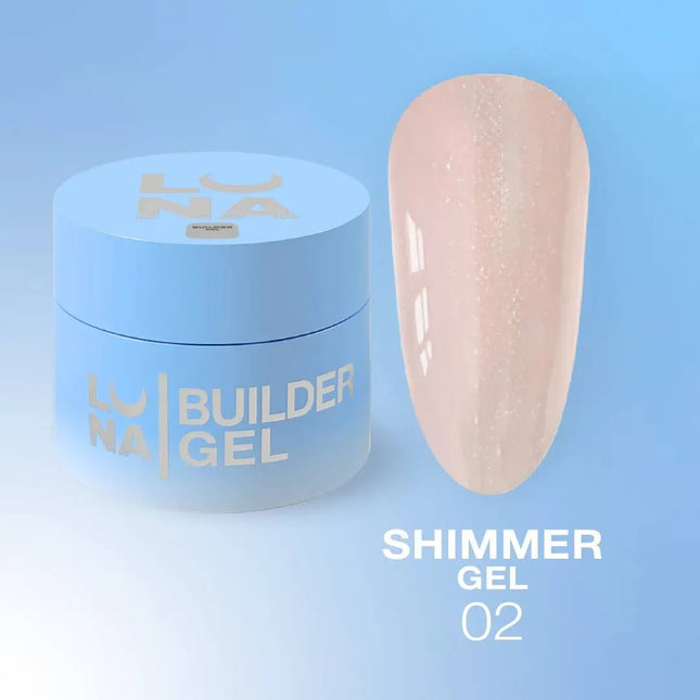 Gel Luna Shimmer №2 Milky Pink 15ml