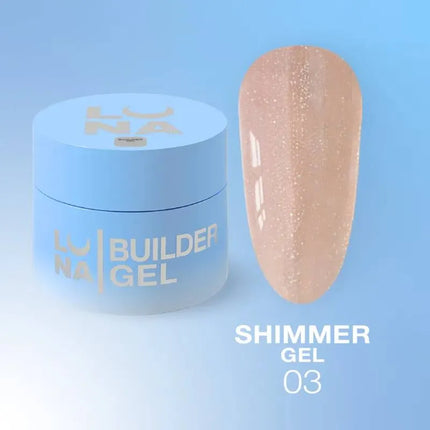 Гель Luna Shimmer №3 Светлый персик 15 мл