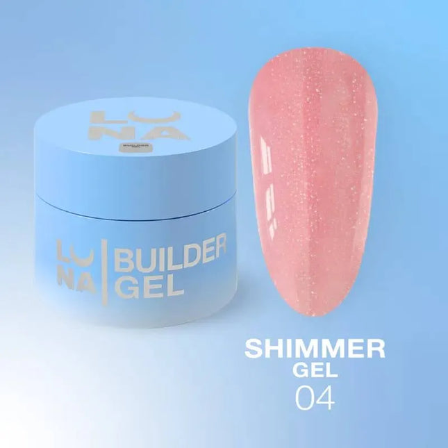 Gel Luna Shimmer №4 Roz Deschis 15ml