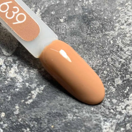 Lac de unghii cu gel MOON №639 Latte intens 8ml