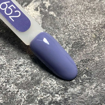 Ojă semipermanentă MOON №652 Albastru-Gri 8ml
