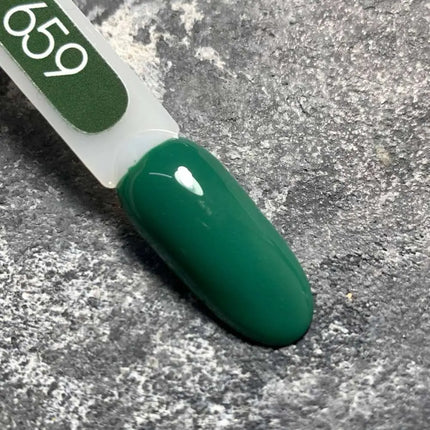 Lac de unghii cu gel MOON №659 Verde brad 8ml