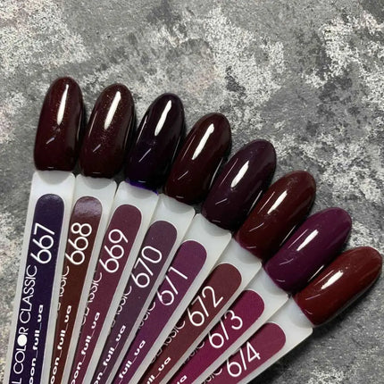 MOON Gel Polish №672 Chocolate Cherry 8ml